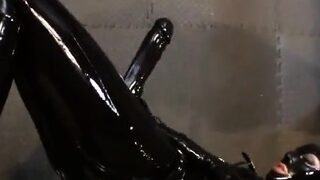 Anal with brunette takes hardcore cumshot