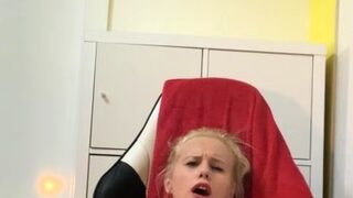 Blonde MILF with Big Boobs Playing Cam Free Porn